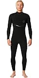 Rip Curl Mens E Bomb 3/2mm GBS Back Zip Wetsuit 153MFS - Black Rip Curl Mens Size - MS