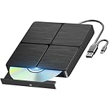 Yaeonku Externes Blu Ray CD DVD Laufwerk, USB 3.0 Typ-C 3D Bluray CD DVD BD Brenner Player Schlankes Bluray DVD Laufwerk für MacBook Laptop Desktop PC Laptop Kompatibel mit Mac OS Windows XP/7/8/10/11
