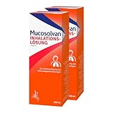 MUCOSOLVAN® Inhalationslösung 2 x 100 ml - Schleimlösung für Vernebler bei Husten: Löst den Schleim, erleichtert das Abhusten & befreit die Bronchien