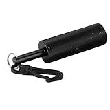 Alomejor Unterwasser-Shaker-Tauchstab aus Aluminiumlegierung, Rutschfeste Textur, 360°-Haken, Klare Tonsignalglocke (BLACK)