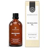 Junglück Reinigungsöl | 100 ml Cleansing Oil mit pflegendem Arganöl, Jojobalöl & Rizinusöl | Vegan und ohne Zusätze | Made in Germany