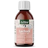 AniForte Lachsöl für Katzen 100ml - Natur Fischöl aus Norwegen, reich an Omega 3, frisch abgefüllt in Deutschland, Ergänzungsmittel für Katzen ohne Zusätze, einfache Tropfdosierung