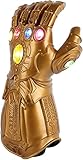 UrMsun Super Held Handschuhe LED Licht Up PVC Infinity Edelsteine Handschuhe Spielzeug Geschenk Für Cosplay Halloween Requisiten
