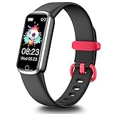 DIGEEHOT Fitness Tracker Uhr Kinder, Fitnessuhr mit Schrittzähler, Pulsuhr, Aktivitätstracker, Kalorienzähler und Schlafmonitor, IP68 Wasserdicht 11 Sportmodi Kinder Smartwatch für Mädchen Jungen