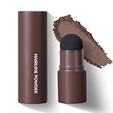 Ansatzpuder Braun, Haar Concealer zur Haarverdichtung Frauen Männer, Wasserfest & Schweißfest Haaransatz Puder Ausbessern & Haarausfall Abdecken, Langlebig Hairline Powder, Natürlich Finish Haarpuder