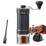 OrkeyDolk® Externer, verstellbarer manueller Kaffeemühle mit hochpräzisem, zeitgemäßem Kegelmahlwerk aus Keramik, 40-stufige Einstellung, geeignet für Aeropress, Pour Over und Moka-Kannen.