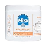 Mixa Shea Intensive Nährende Creme mit 20% pflanzlichem Glycerin und Sheabutter für sehr trockene Haut, für Gesicht, Körper und Hände