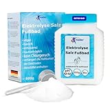 medec Elektrolyse Salz Fußbad Zusatz [Ionen Fußbad] 600g | basisches Badesalz | Basenbad | Fussbadesalz | Foot Bath