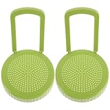 Alasum 2 Stück Keimdeckel aus Kunststoff mit Ständer Siebdeckel für Weithals Einmachgläser zur Sprossenzucht von Bohnen Brokkoli und Alfalfa Luftdurchlässig und Leicht zu Reinigen