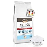 GOLDEN PEANUT Natron Pulver 2 x 1 kg Natriumhydrogencarbonat Backsoda Backpulver Wasch-Soda Lebensmittelqualität aus Deutschland Nachfüllpack