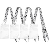 Lurrose 4 Stück pack Verstellbare Handy Lanyards aus Polyester Anti Verlust Handyanhänger mit Fixierseil Vielseitige Schlüsselbänder für Kamera Ausweis und Handy