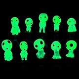 Aliens aus Harz, 10 Blaue Mini-Aliens, Mini-Aliens aus Harz zum Basteln, Q-Board Mini-Aliens männlich, Blaue Farbe Aliens Mini-Puppen, DIY Topfpflanzen Mikro Landschaft Dekoration liefert (Green)