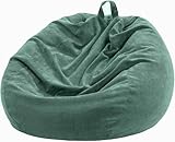 Nobildonna Sitzsackstuhl für Kinder und Erwachsene, nur Bezug (Keine Füllung) für Sofa-Stofftiere, 110 x 89 cm