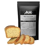 KETO Bread 0.4g carbs |MK Seed Mix| 680 g für 2 Brote (1,2kg) | Eiweißbrot Backmischung | Kohlenhydratarme Keto Brot | 15 g Protein | für Low Carb, Keto & Diabetiker