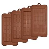 homEdge Brechbare Schokoladenformen, Set mit 4 Packungen,...
