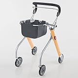 Trust Care 9320 Wohnraum - Rollator Let's Go in Holz/Silber Optik