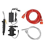 Akku Hochdruckreiniger Aus Legierung Und Gummi 23x13x16cm | Hochdruckreiniger Mobil Für Auto Und Haus Mit Zubehör Adapter Aus Kupferkern Motor Für AC Reinigung Evaporator Dusche