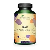 NAC | Aus Fermentation - nicht synthetisch | N-Acetylcystein 600mg | Hochdosiert | Laborgeprüft | 100% reine Aminosäure | Vegan - Ohne Zusatzstoffe | Deutsche Produktion von Vegavero®