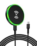 Magsafe Ladegerät Samsung Wireless Charger Pad Schnellladung für Android Samsung Galaxy S25Ultra/S25/S24 FE/S23/S22/S21/Z Flip 6/5, 15W Max Fast Magnetic Wireless Charger Ständer für iPhone 16/15/14
