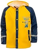 Brandsseller Jungen Kinder Regenjacke mit Motiven im Stil von Minions 110-116