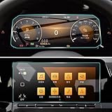 WPHLYZ Navigation Schutzfolie Für VW Für Golf 8 Für MK8 2020 2021 2022 2023 GPS-Navigationsfolie LCD-Bildschirmschutzfolie Auto Gehärtetes Glas GPS Displayschutzfolie(Dashboard 10 GPS)
