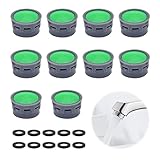 10er-Pack Wasserhahnbelüfter mit 10-teiliger Dichtung,...