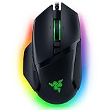 Razer Basilisk V3 anpassbare ergonomische Gaming-Maus: schnellster Schalter, Chroma RGB-Beleuchtung, optischer 26 K DPI Sensor, HyperScroll-Neigefrad, klassisches Schwarz