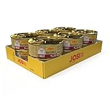 JosiCat Finest Mousse mit Rind (12 x 85 g) | Adult | Feines Nassfutter für ausgewachsene Katzen | Luftig, saftiges Geschmackserlebnis | Mit leckerem Rindfleisch | getreidefrei | 12er Pack
