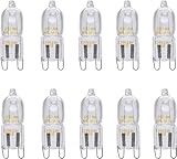 Osram 10er Pack Halopin 66733 33 Watt 230 Volt G9 Halogen dimmbar warmweiß 460 Lumen | Halogenstift | Halogenlampen | Stiftsockellampe, AC35305
