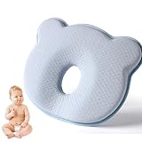 Kinder Kissen, Babykissen Mit Namen Junge, 100% Baumwolle, Neugeborene Memory Foam Reisekissen, Babykissen Mit Namen Specialme,Babykissen Mit Namen für Kinderbett, 0-12 Monate Kinderwagen, Autositz