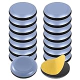 Möbelgleiter, Teflon-Stuhlgleiter, selbstklebend, Möbelgleiter, Stuhlgleiter, Universalgleiter, für Esstisch- und Stuhl-Set, 40 mm, 16 Stück