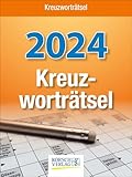 Kreuzworträtsel 2024: Tages-Abreisskalender mit einem neuen Kreuzworträtsel für jeden Tag I Aufstellbar I 12 x 16 cm