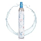 Sodafixx CO2 Zylinder für 60L Sprudelwasser - Kohlensäure Zylinder zum Einschrauben für Sodafixx Wassersprudler - Kompatibel mit allen Wassersprudlern mit Schraubverschluss - abgefüllt in Deutschland