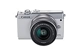 Canon EOS M100 Digital Camera with EF-M 15-45 mm Lens - White GB