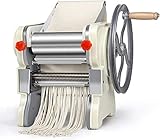 Manuelle Nudelmaschine, multifunktionale Handnudelpressmaschine aus Edelstahl, Haushaltsnudelmaschine, Handnudelherstellung, genießen Sie die Pasta-Zeit (Farbe: Weiß, Größe: 1).