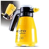 Mesto e.flow e.Flower 1.5 Akku-Drucksprüher 1,5L | Akku Sprühflasche 360° | Drucksprühflasche Garten | Sprühflasche Pflanzen | Pflanzensprüher | Verstellbare Düse | Digitale Akkuanzeige