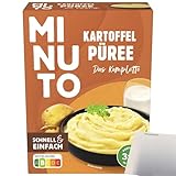 Minuto Kartoffelpüree Komplett einfach und schnell (300g Packung) + usy Block