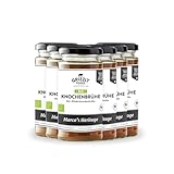 Grizzly Foods • BIO Rinderknochenbrühe (6 x 240ml) • 12g Kollagen pro Glas • 72 Stunden lang gekocht • 100% natürlich • Ohne Zucker, ohne Zusätze • Wertvolle Nährstoffe • Bone Broth • Knochenbrühe