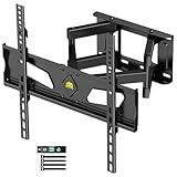 FORGING MOUNT TV Wandhalterung Schwenkbar für 26-65 Zoll TV bis 45kg, Wandhalterung Fernseher Neigbare TV Halterung Fernseher Halterung für Flach & Curved Fernseher oder Monitor, Max. VESA 400x400mm