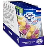 WC FRISCH Kraft Aktiv Duftspüler Früchtezauber 10er Set (10 x 100 g) – WC-Reiniger mit fruchtigem Duft & 4-facher Aktivstoff-Kombination, WC-Duftsteine für 24/7 Frische & sichtbare Reinigung