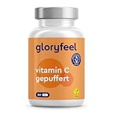 Vitamin C – 365 Kapseln – hochdosiert mit 1000 mg gepufferten Vitamin C – gute Verträglichkeit, magenschonend, vegan – laborgeprüft