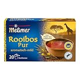 Meßmer Rooibos pur Tee | 20 Teebeutel | Vegan | Glutenfrei...