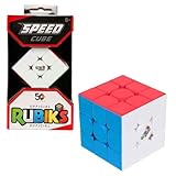 Rubik's - Speed Cube 3x3, original Ultra-leichtgängiger Zauberwürfel mit Magneten, hochwertige Verarbeitung für Einsteiger und Speedcubing-Profis, ab 8 Jahren