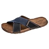 Fischer Lukas, Herren Pantoletten 801,Blau Ocean 56,43 EU