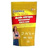 STARWAX THE FABULOUS - Zitronensäure - Entkalkt Haushaltsgeräte - Beseitigt Kalkablagerungen im WC - Lässt das Badezimmer glänzen und vieles mehr - 100% natürlichen Ursprungs - 1 kg