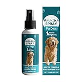 Anti-Juckreiz-Hautpflegespray Für Hunde, Lindert Heiße Stellen Und Reizungen, 120 Ml, Juckreizlösungsspray Für Hunde, Beruhigendes Spray Für , Sanfte Natürliche Formel, Für Die Fellpflege, Die Tä