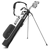 Findway Golf Bag, Golf Stand Tragetasche mit Riemen, Leichter Einfach zu tragen und haltbare Pitch n Putt Golftasche für die Driving Range, Par 3 und Executive Plätze, 80 cm Hoch