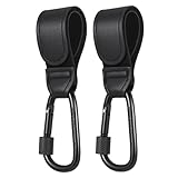 tao pipe 2 Stück Kinderwagen Haken für Wickeltaschen,Kinderwagenhaken Taschenhaken, Anhänger für Kinderwagen in Universeller Passform,Klettverschluss Kinderwagen Haken