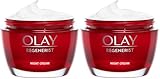Olay Regenerist Gesichtscreme Nachtcreme - Aktive Anti-Falten- und straffende Feuchtigkeitscreme für die Hautpflege mit Niacinamid und Anti-Aging-Peptiden - Strafft, regeneriert und spendet