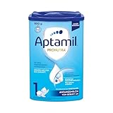 Aptamil Pronutra 1 – Anfangsmilch von Geburt an, Mit DHA, Nur Laktose, Ohne Palmöl, Babynahrung, Milchpulver, 1x 800 g